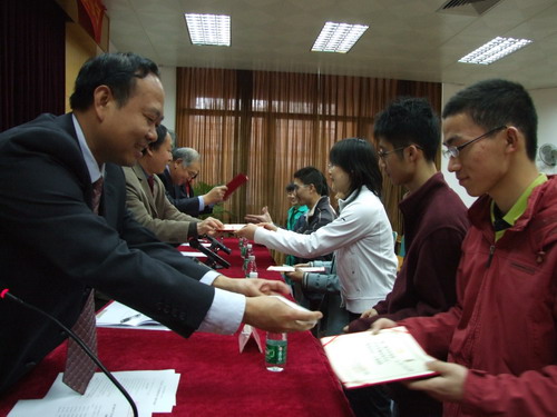 2007年“中山大学-三井化学集团奖学金”颁奖仪式 