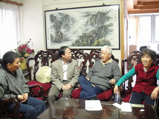 院领导走访看望我院院士及院士家属 