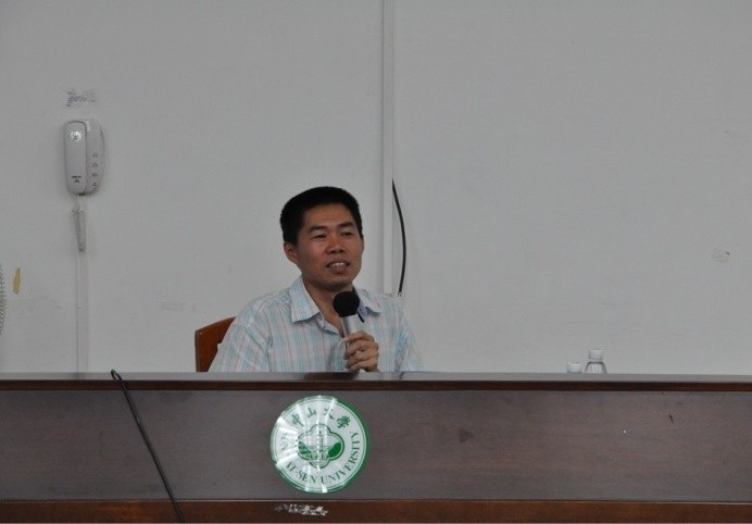 迎新特别报道之古南永教授专题报告 