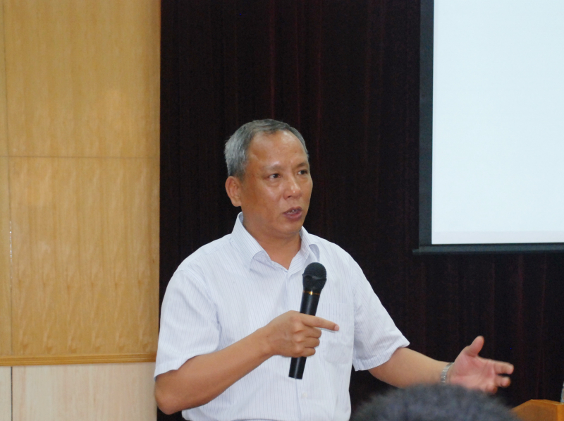 洪茂椿院士学术报告会在我院举行 