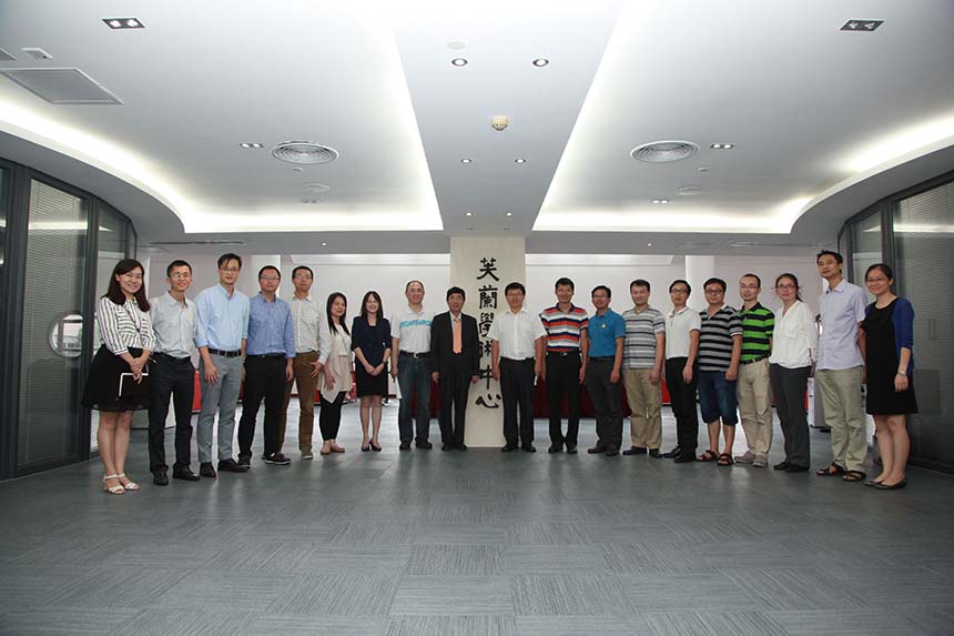 香港大学化学系来访我院 